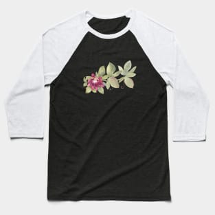 Passiflora watercolor illustration Baseball T-Shirt